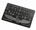 Пластина для стемпинга Swanky Stamping большая №143, 14,5*9,5 см SS143