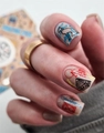 Пластина для стемпинга Swanky Stamping большая №143, 14,5*9,5 см SS143