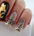 Пластина для стемпинга Swanky Stamping большая №143, 14,5*9,5 см SS143