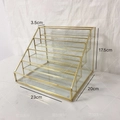 Подставка настольная, стеклянная, 23*20,5*17,5 см YJ/stpodglS