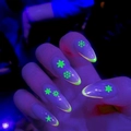 Светящиеся наклейки для ногтей Luminous Snowflakes №02 A034YG