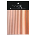 Силиконовые наклейки Vogue Nails, оранжевые vg/sn012