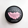 УФ-гель для ногтей Sakura камуфлирующий моделирующий Crystal pink, 13 мл Crystal pink.