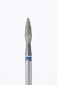 Фреза алмазная Bloom средняя (синяя) насечка, Ø0,23 см, пламя Bl/66.243.080.23(6)
