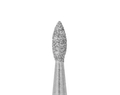 Фреза алмазная IRISK средняя (синяя) насечка, Ø0,21 см, капля  Б807-11-13