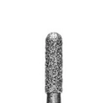 Фреза алмазная Robin Nails средняя (синяя) насечка, Ø0,2 см, цилиндр закругленный gr/A-7