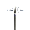 Фреза алмазная КМИЗ мелкая (красная) насечка, Ø0,25 см, конус Б161.25(224)