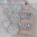 Хлопья для ногтей Aurora Opal Pink №3, 7,5 г aop-03
