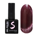 Гель-лак Sakura S276 с эффектом кошачий глаз, 9 мл S276