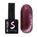 Гель-лак Sakura S281 с эффектом кошачий глаз, 9 мл S281
