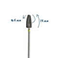 Фреза твердосплавная WG-ZL010 XF, кукуруза, Ø0,6 см, супермягкая (желтая) насечка km/WG-ZL010