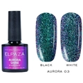 База для ногтей ELPAZA Rubber Base AURORA SHINE 03, 10 мл ep/Aur03