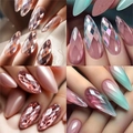 Прозрачные гелевые типсы Soft Gel Tips №12 овал/бриллиант, 120 шт (12 размеров) SGT12-03