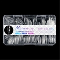 Прозрачные гелевые типсы Soft Gel Tips №12 овал/бриллиант, 120 шт (12 размеров) SGT12-03