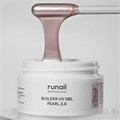 Гель для ногтей RuNail моделирующий c жемчужным эффектом BUILDER UV GEL PEARL 2.0 №9960, 15 г 9960