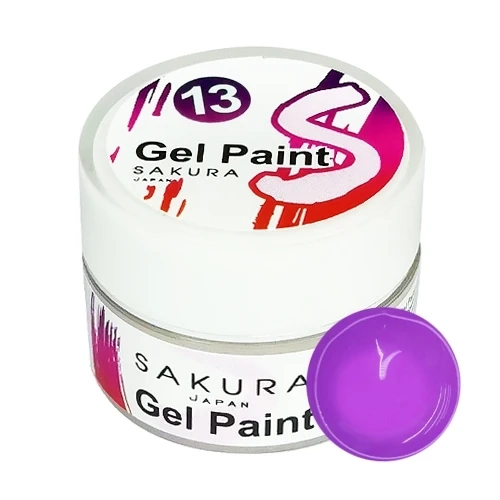 Гель-краска без липкого слоя Gel Paint №13 Sakura, 5 мл sgp-13