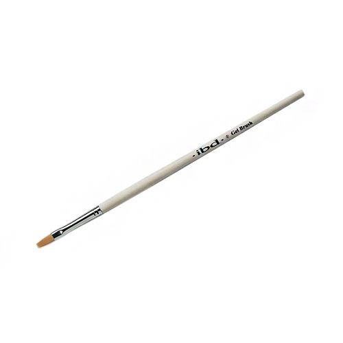 Gel Brush - прямоугольная синтетическая кисть для геля 20501 - фото 441679
