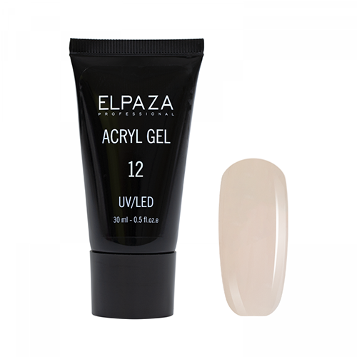 Акригель Elpaza Professional №12 Acryl Gel, 30 мл ep/Ak-12 - фото 442247