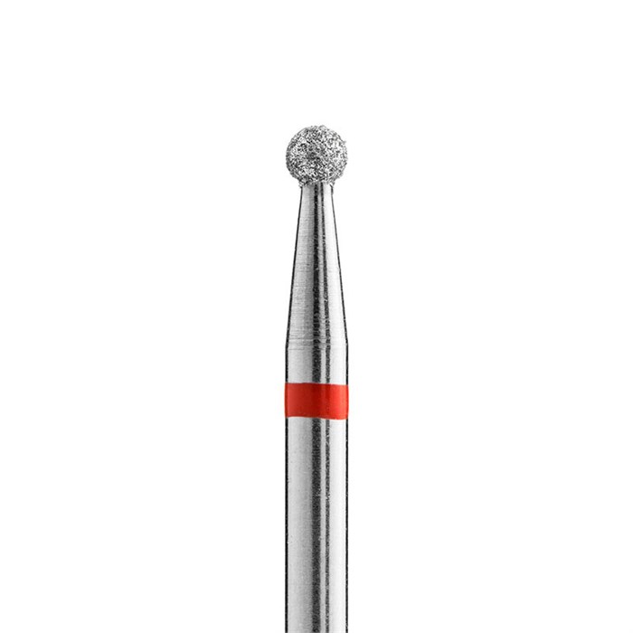 Алмазная фреза Кристалл мягкая (красная) насечка, Ø0,23 см, шар  К56.001.020.23м(26) - фото 442737