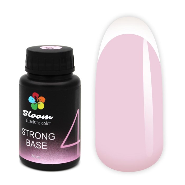 База для ногтей Bloom Strong COVER жесткая №4, 30 мл Bl/4887 - фото 443475