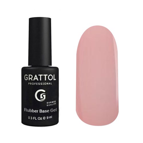 База для ногтей Grattol Rubber Base Camouflage 17, 9 мл GTBC17 - фото 444090
