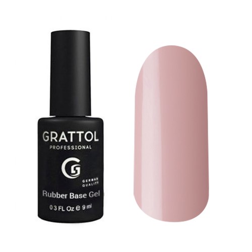 База для ногтей Grattol Rubber Base Camouflage 5, 9 мл GTBC5 - фото 444111