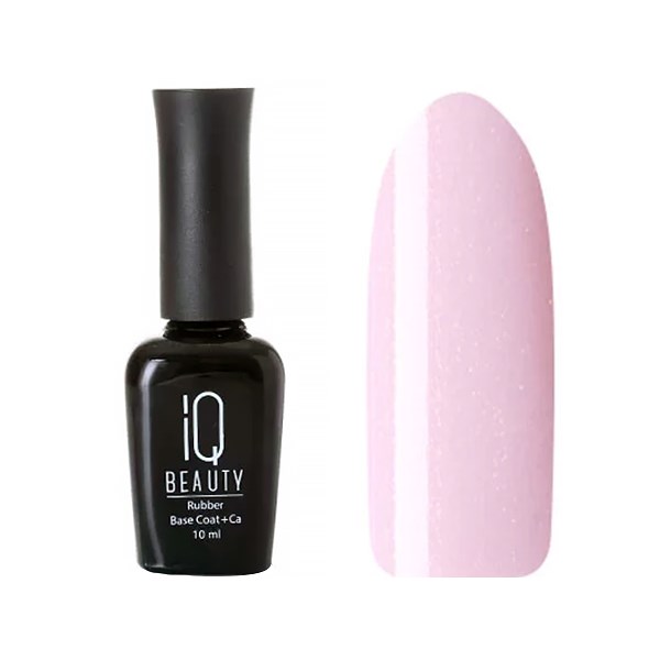 База для ногтей IQ Beauty, камуфлирующая, с шиммером, Брызги шампанского, 10 мл IQNBS06 - фото 444274