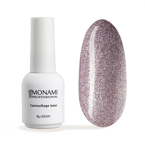 База для ногтей Monami Base Аurora Pink, 8 мл mi/bap8 - фото 444466
