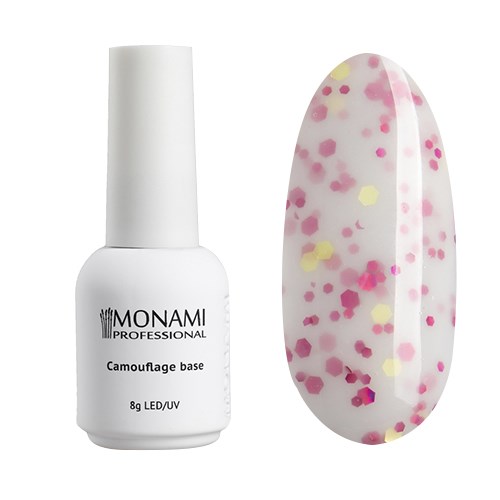 База для ногтей Monami Camouflage base Pretty Milk, 8 мл mi/bpm8 - фото 444536