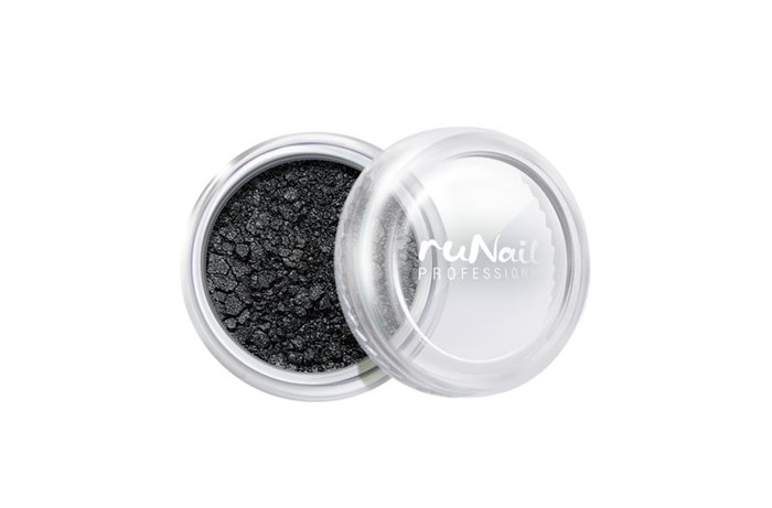 Дизайн для ногтей ruNail пыль, цвет: черный, матовый 2007 - фото 463060