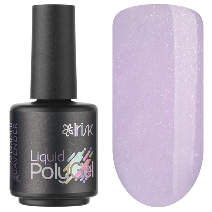 Жидкий полигель IRISK Liquid PolyGel 08 Shimmer Levender, 18 мл М130-95-08 - фото 464026