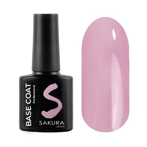 Камуфлирующая база для ногтей Sakura Nude base 3, 8 мл BAS016 - фото 465589