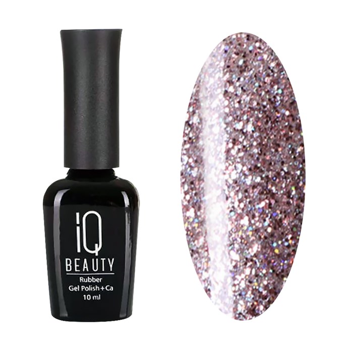 Каучуковый гель-лак IQ BEAUTY №087 с кальцием, GO HOLLYWOOD Pink Champagne, 10 мл IQGP087 - фото 466338