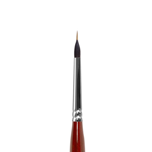 Кисть графическая из волоса сибирского колонка и белки №3  Roubloff DKG3R-3 - фото 467171