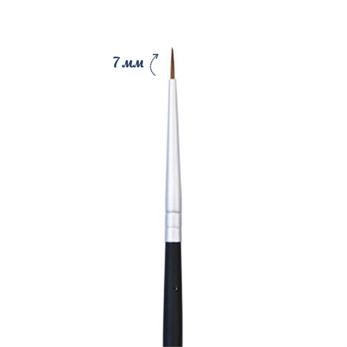 Кисть для дизайна IRISK Uni Styler №00 натуральный ворс (соболь), в тубе К378-02 - фото 467703