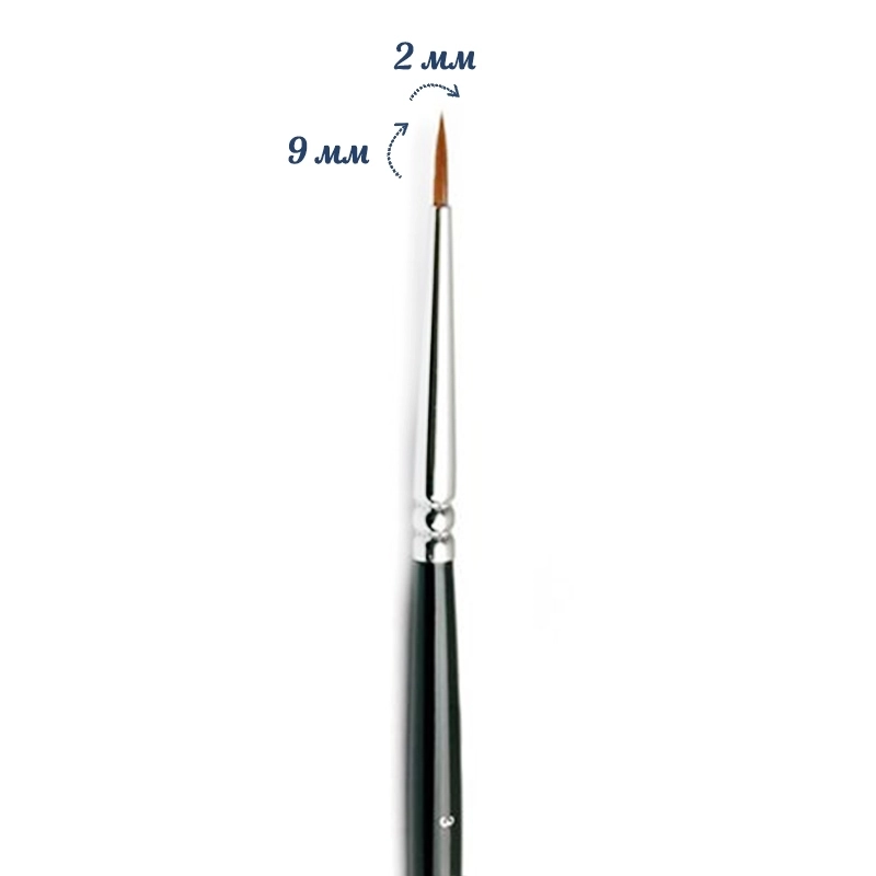 Кисть для дизайна ruNail Detail M Sable ACR 3 0169