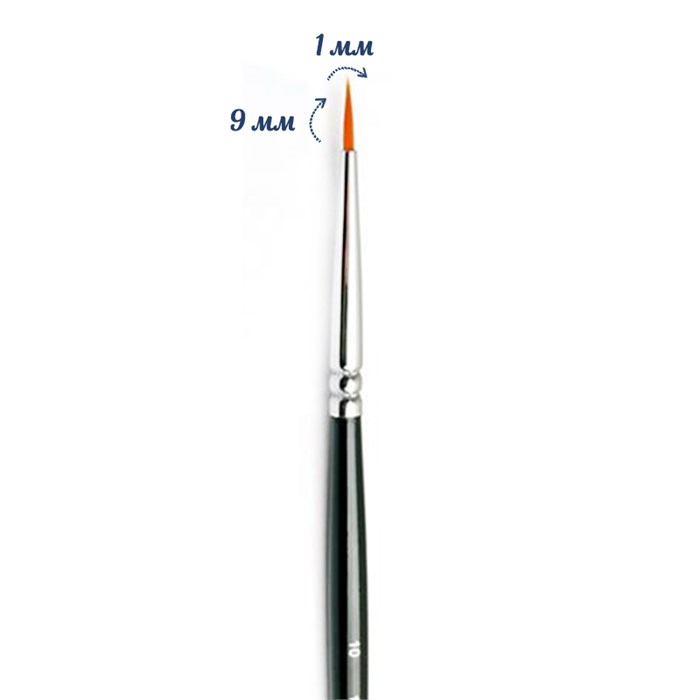 Кисть для дизайна ruNail Detail M Synthetic ANR 10 0176 - фото 467766