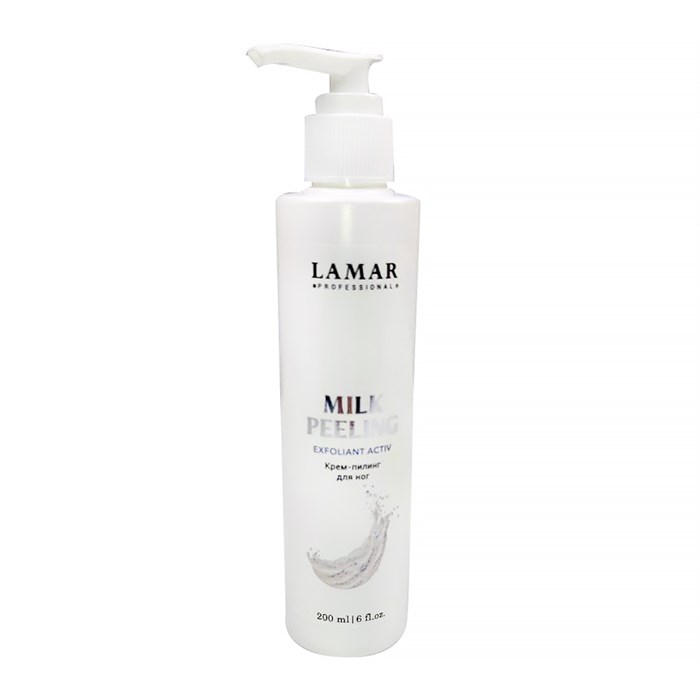 Крем-пилинг для ног Milk peeling LAMAR Professional, 200 мл L0123 - фото 469403