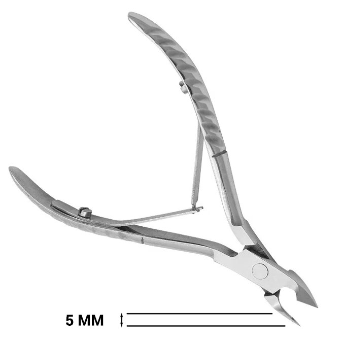 Кусачки для кутикулы Metaleks профессиональные, двойная пружина 5 мм RCN-125/7 - фото 469708