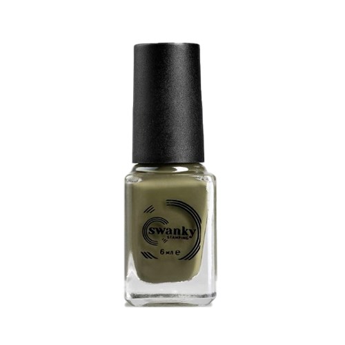 Лак для стемпинга Swanky Stamping S37, оливковый хаки, 6 мл SSNPS37 - фото 470830