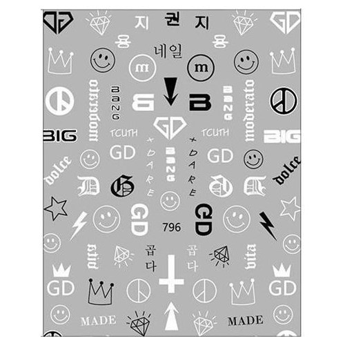 Наклейки Joyful Nail Big Bang №796 JO-796 - фото 473825