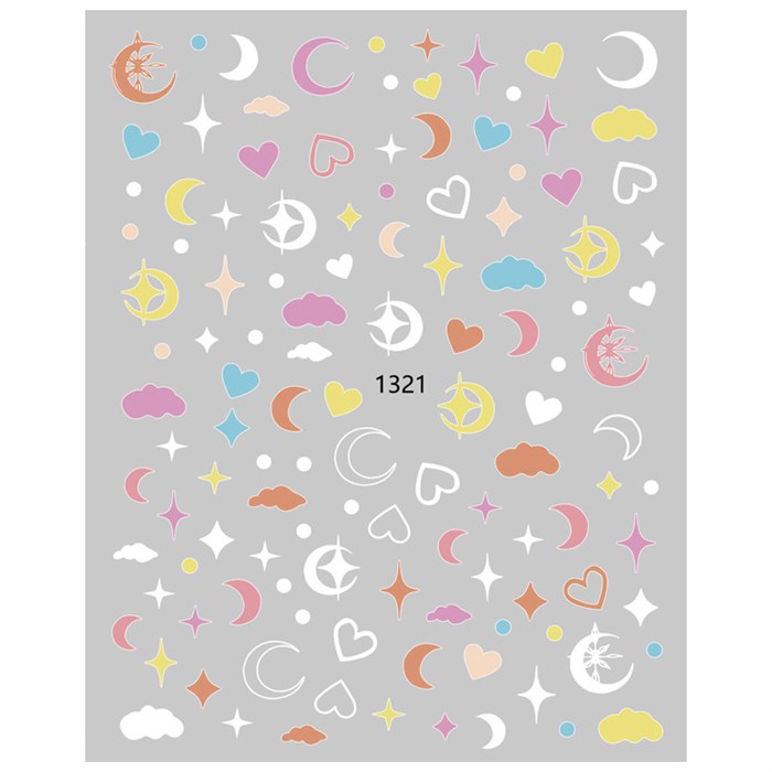 Наклейки Joyful Nail Sky №1321 JO-1321 - фото 473937