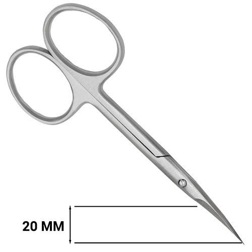 Ножницы для кутикулы Metaleks, 10,5 см, кромка 20 мм RMS-00SM - фото 474980