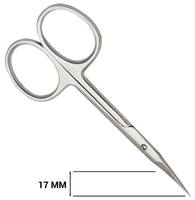Ножницы для кутикулы Metaleks, 9,5 см RMS-01SM - фото 474987