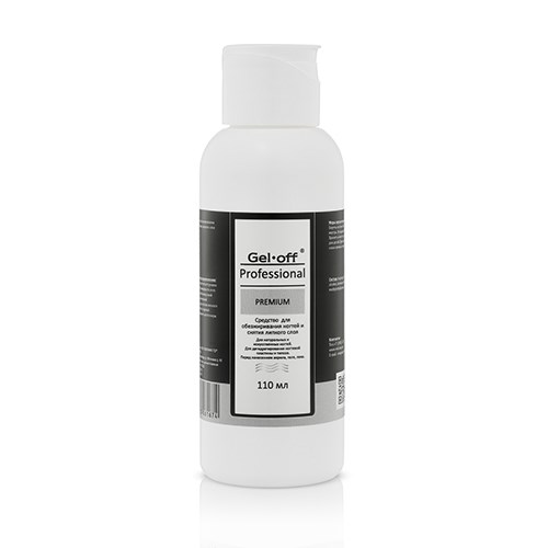 Обезжириватель PRIDE cosmetic GEL-OFF PREMIUM, для снятия липкого слоя, 110 мл Pr/1674 - фото 475518
