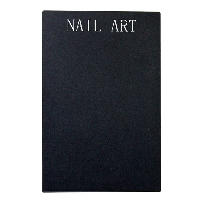 Планшет-палитра для демонстрации дизайна Nail Art (set black), 26*17см (10 шт.) PLSETB - фото 478479