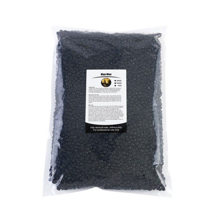 Пленочный воск в гранулах Doll Wax, Black (Man wax), 1 кг DW/BM1000 - фото 479833