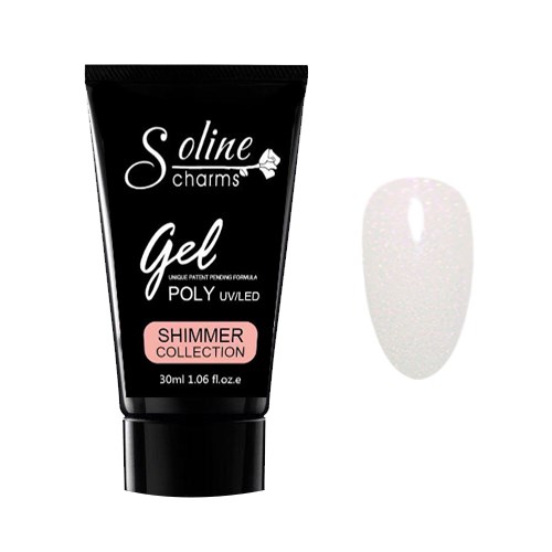 Полигель Soline Charms Shimmer №15 (в тубе), 30 г sl/PG15 - фото 480363
