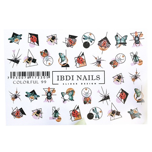 Слайдер дизайн IBDI Nails COLORFUL №99 id/COLORFUL99 - фото 483205