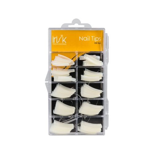 Типсы IRISK с широкой контактной зоной Классика, мод. 35N, бокс 100 шт., натуральные Т102-02 - фото 488103